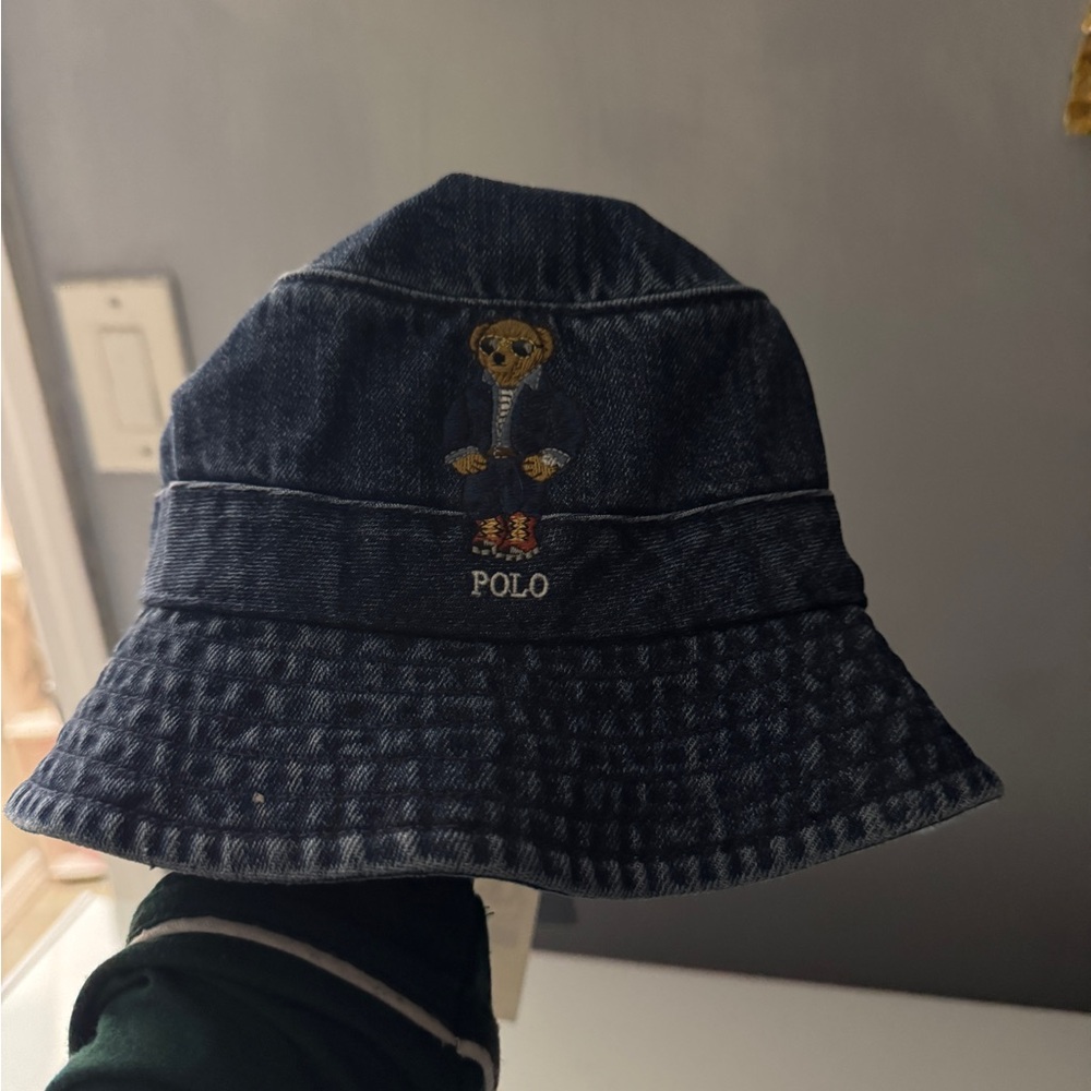 Polo Denim Bucket  Bucket Hat
